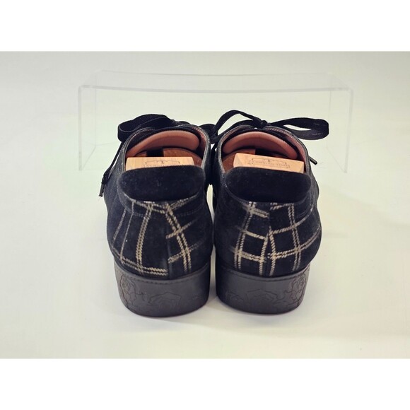 BEAUTIFEEL 42 Cella Suede Patent Leather Lace Up Sneakers Shoes Comfort - Picture 5 of 9